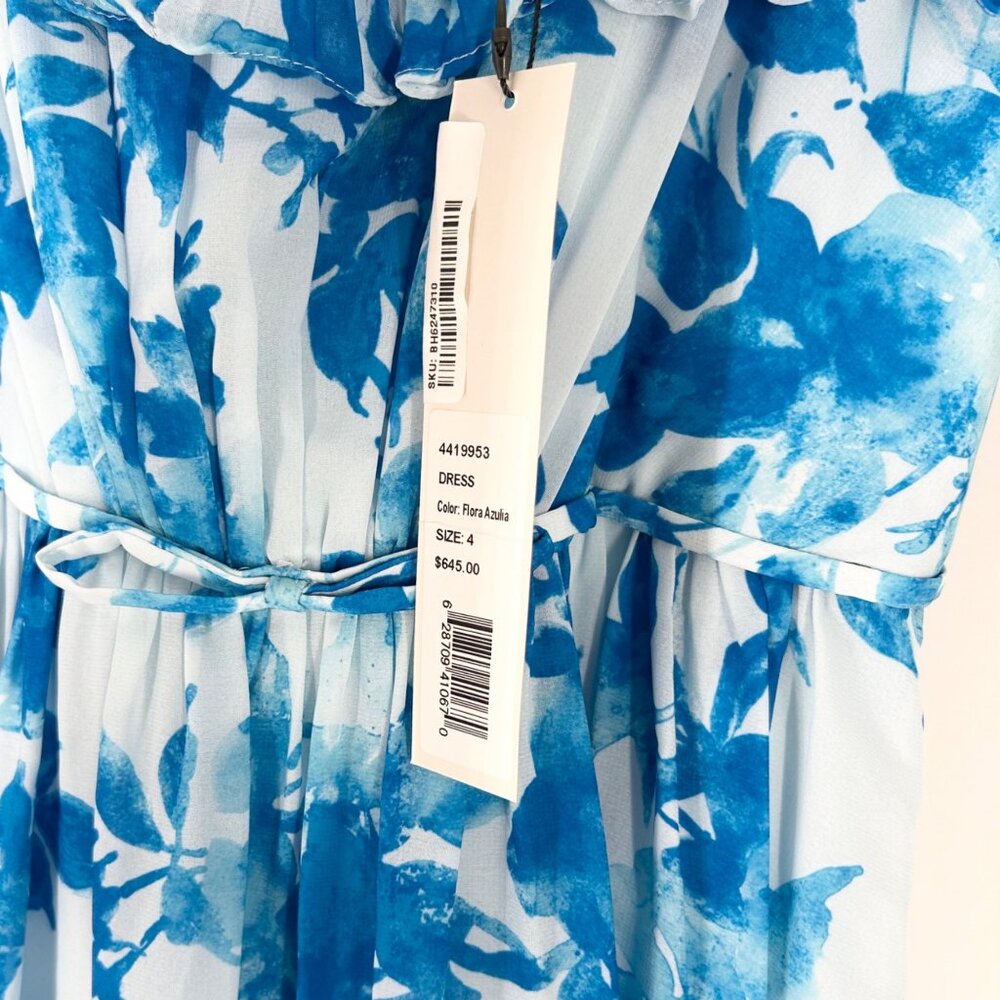 NWT Monique Lhuillier Adeline Floral Off Shoulder Maxi Gown - Picture 11 of 11